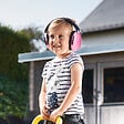 WOLFCRAFT - Casque auditif enfant, rose - vignette