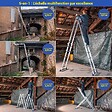 HOSTRÃ–M - Echelle pliante articulée STAVALANCE4x5, 5,7m, 20 marches, multifonction, ecarteur de mur, escabeau, aluminium, H travail max 6,29m, Hostrom - vignette