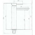 PLANETE BAIN - Mitigeur lavabo chromé avec bonde H 19 cm - Paulina - vignette