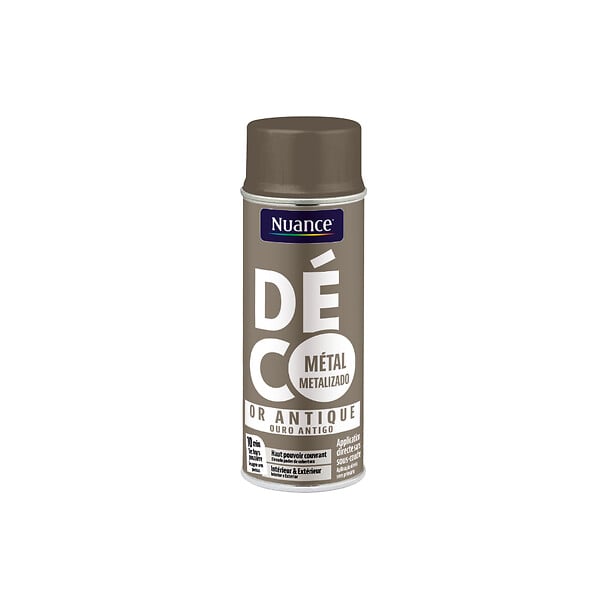 NUANCE - Peinture aerosol - Or antique - Métallisé - 150ml - large