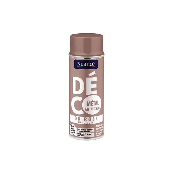 NUANCE - Peinture aerosol - Or rose - Métallisé - 150ml - large