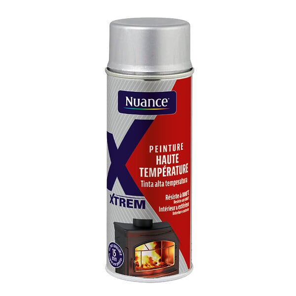 NUANCE - Peinture haute température aerosol - Rouge - 400ml - large