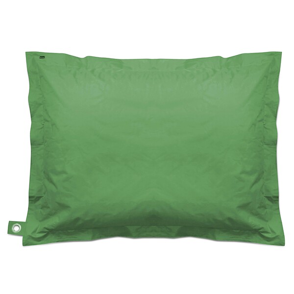 OVIALA - Pouf de jardin en polyester vert 180 x 145 cm - Solys - large