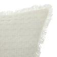 ATMOSPHERA - Coussin décoratif Blanc nid d'abeille 30 x 50 cm - vignette