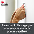 3M - Crochets pour tableaux spécial plaque de plâtre x2-7 kg - vignette