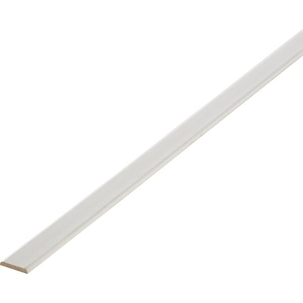 AJ TIMBER - Champlat revêtu 2 arrondis - Blanc -  L2,40m 5x30mm - large