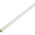 AJ TIMBER - Un quart de rond revêtu - Blanc -  L2,40m 14x14mm - vignette
