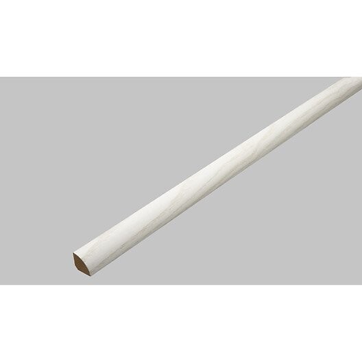 AJ TIMBER - Un quart de rond revêtu frêne blanc 14x14mm L.2.40m - large