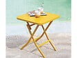 HESPERIDE - Table d'appoint carrée pliante Greensboro Moutarde - 40 x 40 cm - Hespéride - vignette
