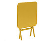 HESPERIDE - Table d'appoint carrée pliante Greensboro Moutarde - 40 x 40 cm - Hespéride - vignette