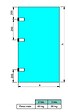 EMUCA - Charnière pour porte en verre avec garniture en acier inoxydable, charnière horizontale avec embout de 34mm, pour porte de 8-12mm, acier inoxydable - vignette