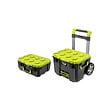 RYOBI - Pack RYOBI Système LINK Boîte à  outils sur roulettes - Boite à  outils medium - vignette