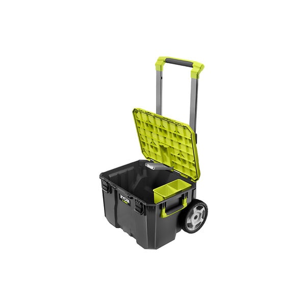 RYOBI - Pack RYOBI Système LINK Boîte à  outils sur roulettes - Boite à  outils medium - large