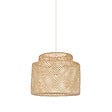 COREP - Suspension double naturel MAKASSAR D38 en bambou E27-15W. - vignette