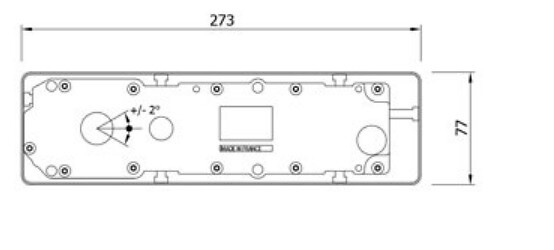 SEVAX - Pivot de sol MINOS+ 180 arrêt à  90Â° axe carré - SEVAX - SN313927 - large