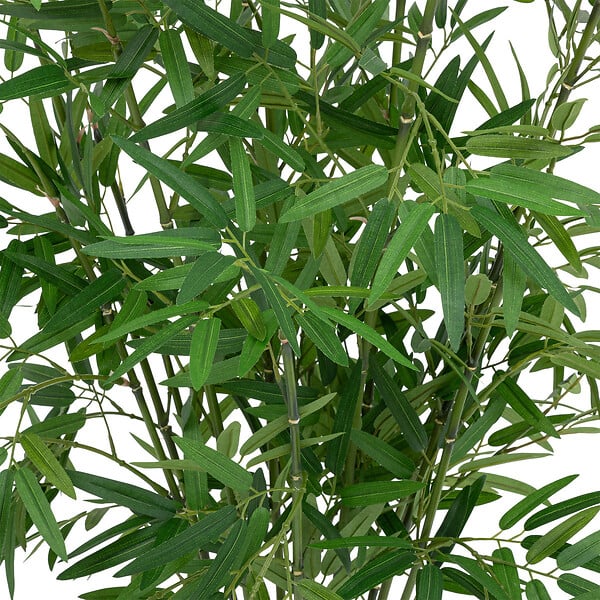 ATMOSPHERA - Plante artificielle Bambou dans un Pot en fibres naturelles D 45 x H 100 cm - large