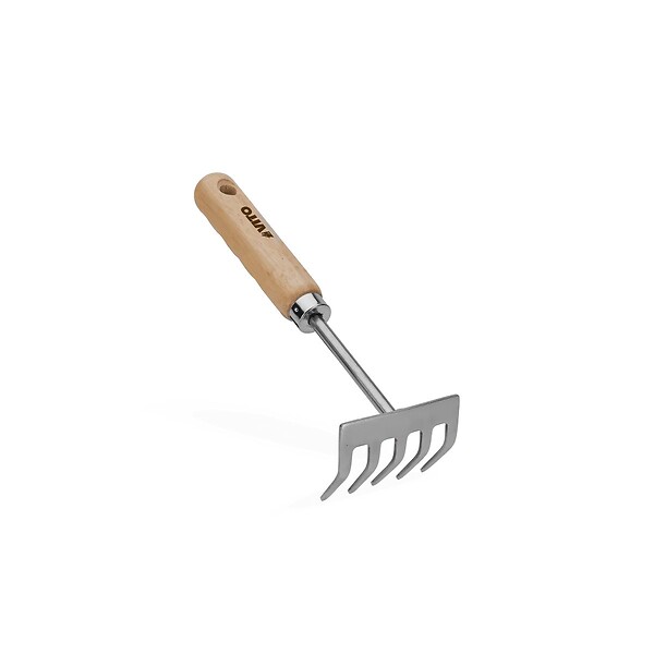 VITO - Kit 12 outils de jardin Manche bois Inox et Fer forgés à la main haute qualité traditionnelle  VITO - large