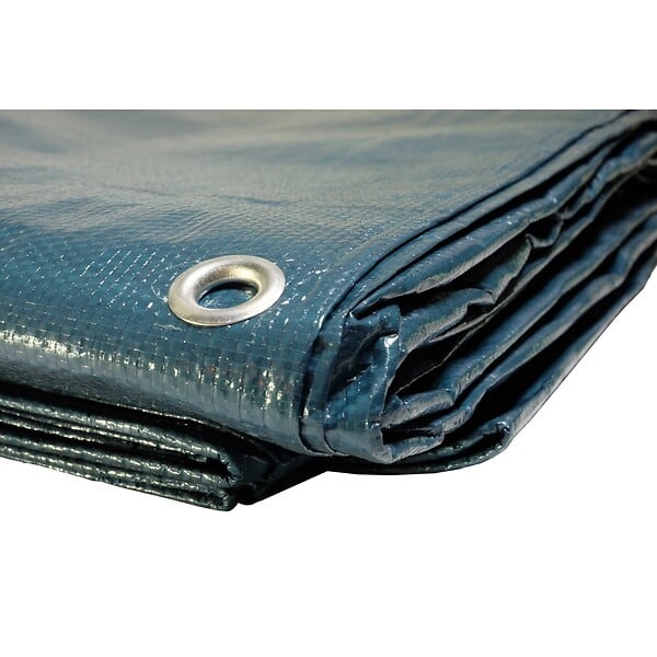 UNIVERS DU PRO - Bâche plastique 5 x 8 m Bleue et Verte Polyéthylène 150g/m² - large