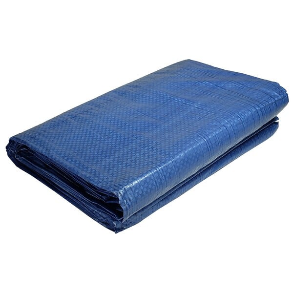 TECPLAST - Bâche de jardin 2 x 3 m Bleue et verte Etanche Polyéthylène 80g/m² - large