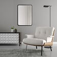 DADA ART - MIROIR METAL STEELTON NOIR 50X70 cm - vignette