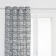 ATMOSPHERA - Rideau à œillets Jacquard Bleu Egéen 130 x 260 cm - vignette
