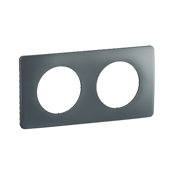 LEGRAND - Plaque 2 postes bleu orage - large