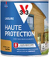 V33 BOIS - Lasure Haute Protection 8 ans satin chêne clair 0,75 L - vignette