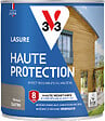 V33 BOIS - Lasure Haute Protection 8 ans satin poivre 0,75 L - vignette
