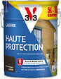 V33 BOIS - Lasure haute protection 8 ans - Satin - Noir charbon - 6L - vignette