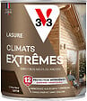 V33 BOIS - Lasure Climats Extrêmes® 12 ans chêne foncé 0,75 L - vignette