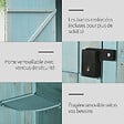 OUTSUNNY - Armoire abri de jardin remise pour outils 3 étagères 2 portes loquets toit pente bitumé 77L x 54l x 179H cm sapin traité bleu - vignette