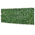 OUTSUNNY - Haie artificielle brise-vue décoration rouleau 3L x 1H m feuillage réaliste anti-UV vert - vignette