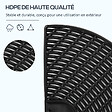 OUTSUNNY - Pied de parasol lot de 4 dalles pour parasol à lester dim. tot. 100L x 100l x 8H cm HDPE aspect rotin noir - vignette