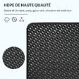 OUTSUNNY - Pied de parasol lot de 4 dalles pour parasol déporté à lester dim. tot. 100L x 100l x 8H cm HDPE noir - vignette