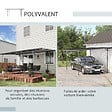OUTSUNNY - Pergola adossable rigide acier alu. toit polycarbonate dim. 5L x 2,99l x 2,23H m gris - vignette