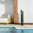 OUTSUNNY - Cactus artificiel grand réalisme plante artificielle grande taille dim. à˜ 17 x 100H cm vert - vignette