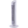 HOMCOM - HOMCOM Ventilateur colonne tour oscillant silencieux 45 W 3 vitesses 27L x 27l x 75H cm blanc - vignette