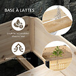 OUTSUNNY - Jardinière sur pieds - potager - feutre de drainage inclus - métal époxy noir bois sapin - vignette