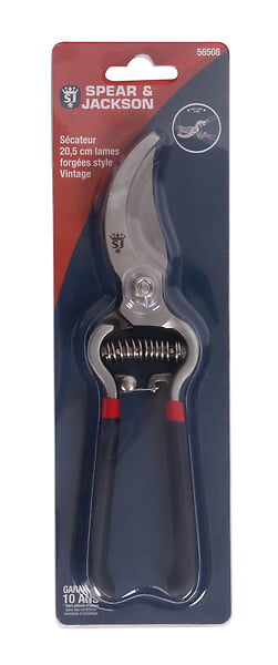 SPEAR & JACKSON - Sécateur 20.5 cm lames forgées - large