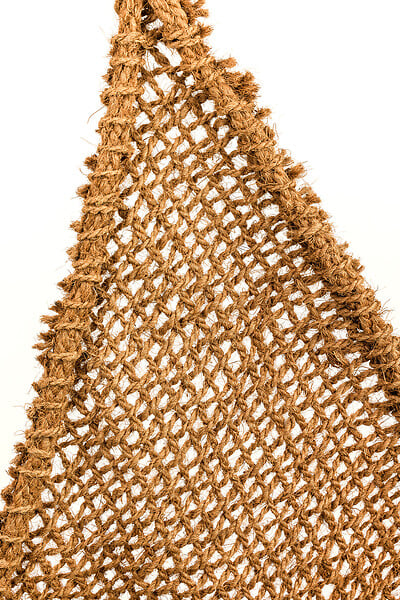 JARDILINE - Voile d'ombrage naturel triangulaire 3,50 m de côté fibre de coco - large