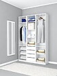MODE DE VIE - Colonne Rubyx - Blanc - L50xH230xP39cm - vignette