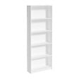 MODE DE VIE - Bibliotheque Rubyx - Blanc - L75xH200xP25cm - vignette