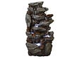 UBBINK - Fontaine de jardin Bonorva bloc de rochers avec cascade et éclairage LED - Ubbink - vignette