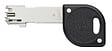 VAK - Mécanisme multipoints VAKMOBILÂ® KléopsÂ® A2P* horizontale à  fouillot gauche blanc - HERACLES - VK0312H0018 - vignette