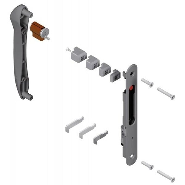 LA CROISEE DS - KIT FERMETURE DOUBLE RENOV BLC RAL9010 - large