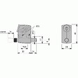 LA CROISEE DS - VERROU A CLES IDENTIQUES LAQ NR RAL9005 SAT - vignette