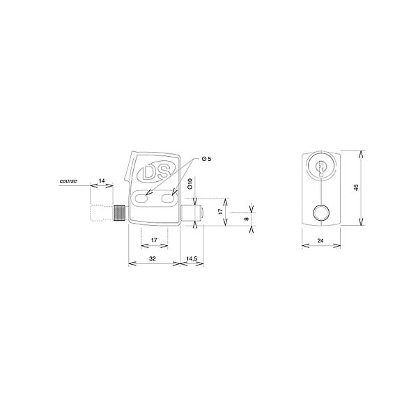 LA CROISEE DS - ARRET VANTAIL S HESTIA SEMIAUTO ALU RAL9006 - large