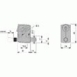 LA CROISEE DS - VERROU A CLES IDENTIQUES LAQ BLC RAL9010 - vignette