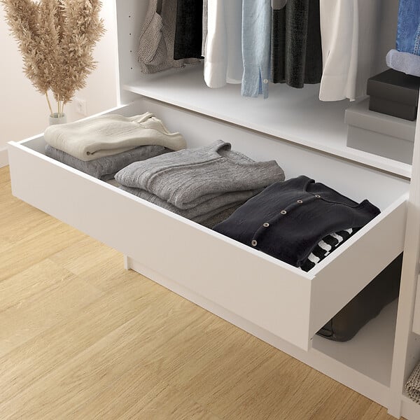 MODE DE VIE - Tiroir pour dressing Rubyx - Blanc - L97xH16xP51cm - large