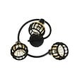 C-CREATION - Plafonnier Coblence c creation naturel noir 3l - vignette